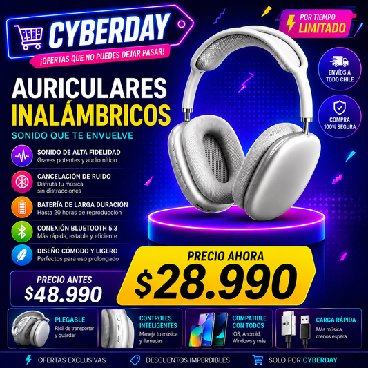 🎧 Auriculares Inalámbricos 5.0 P9
