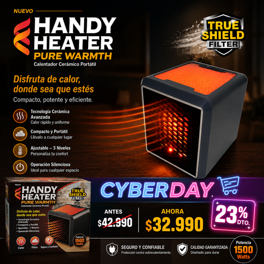 Calefactor Portátil Handy Heater 1500W