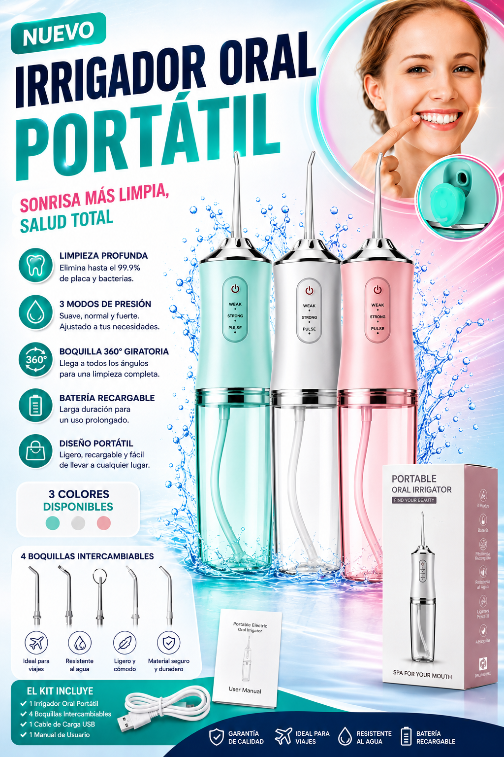 Irrigador Bucal Premium