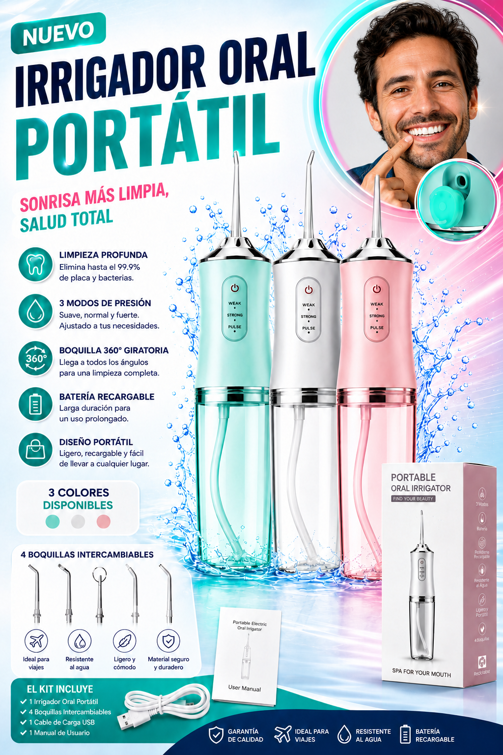 Irrigador Bucal Premium